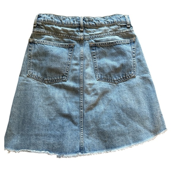 Zara Blue Denim Skirt - Picture 4 of 8